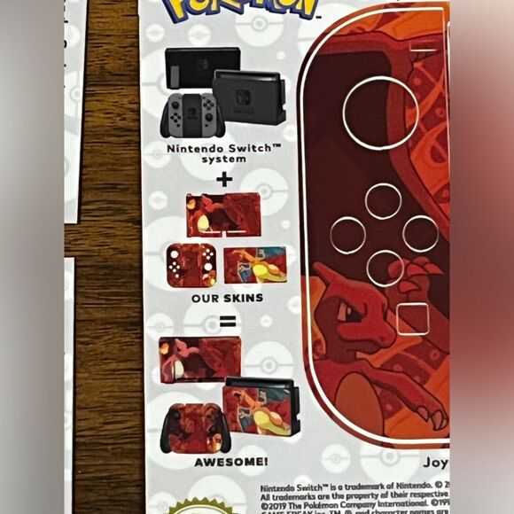 Pokemon Themed Skin Set For Nintendo Switch - Picture 3 of 6